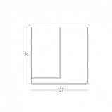 Дверний стопор для підлоги MVM М-37 Т матовий антрацит, фото 2