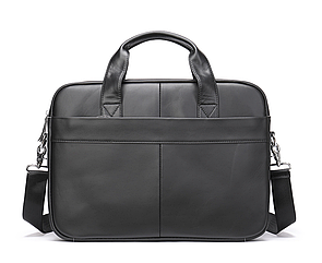 Чоловіча шкіряна сумка портфель для документів Marrant — чорний