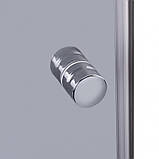 Душевая кабина Lidz Latwa SC80x80.SAT.HIGH.GR, стекло тонированное 4 мм без поддона, фото 4