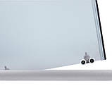 Lidz Latwa SC80x80.SAT.HIGH.FR Душова кабіна напівкругла, скло Frost 4 мм + Lidz Душовий піддон KAPIELKA, фото 7