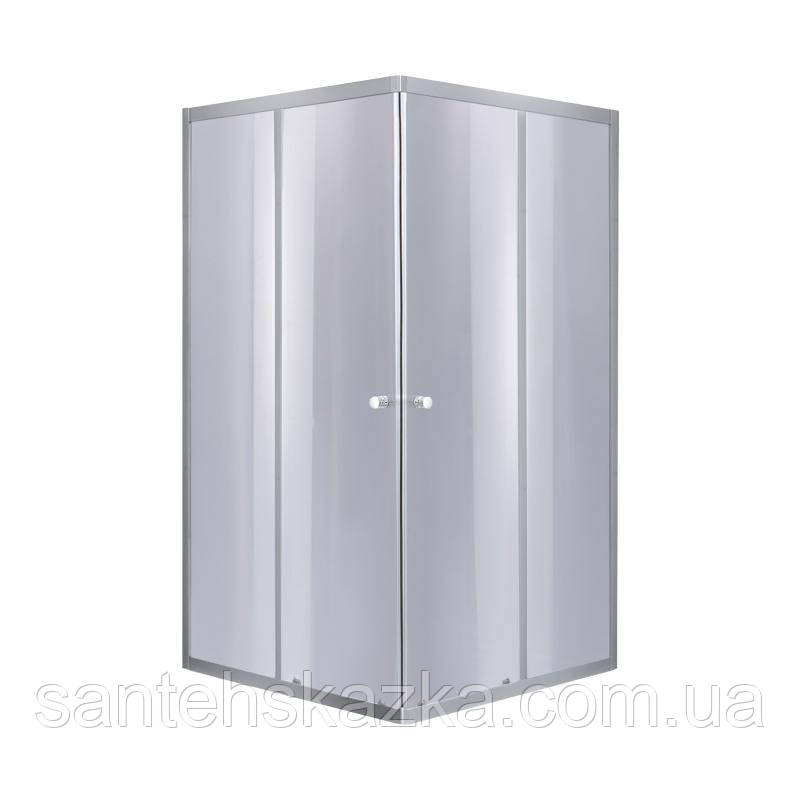 Душевая кабина Lidz Wawel SC90x90.SAT.LOW.GR, стекло тонированное 4 мм без поддона, фото 1