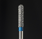 Алмазний бор EX-14. Фіссурний з заокругленим кінцем (ISO141/016), синій, Mani.Оригинал., фото 2