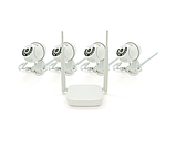 Комплект відеоспостереження WIFI-PTZ Outdoor 009-4 - 2MP Pipo (4 вуличних камери, кабелю, блок живлення, відеореєстратор AP-Xmeye), фото 3