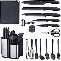 Набор кухонных принадлежностей, Набор ножей с подставкой, Кухонные инструменты