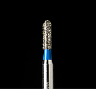 Діамантовий бір SR-55. Фіссурний із заокругленим кінцем (ISO139/013), синій, Mani.Оригінал., фото 2