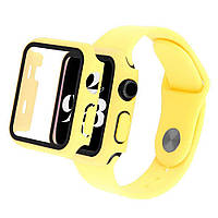 Защитный комплект Deexe Protective Kit для Apple Watch 41 mm (7 / 8 / 9 Series) - Yellow