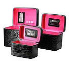 Кейс-косметичка для б'юті-майстра К24003 «3 в 1», Чорний, фото 3