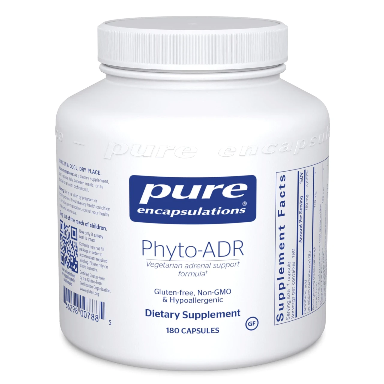 Pure Encapsulations Phyto-ADR/ Фіто-АДР Підтримка функції надниркових залоз, 180 кап. BX667, фото 1