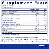 CAL+ c Иприфлавоном, CAL+ with Ipriflavone, 351 Капсул, Pure Encapsulations, 351 Capsules BX145, фото 3