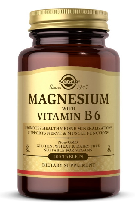 Solgar Magnesium with Vitamin B6 100 tabs
