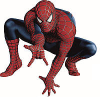 Наклейка на воздушный шар "Спайдермен / Человек паук"