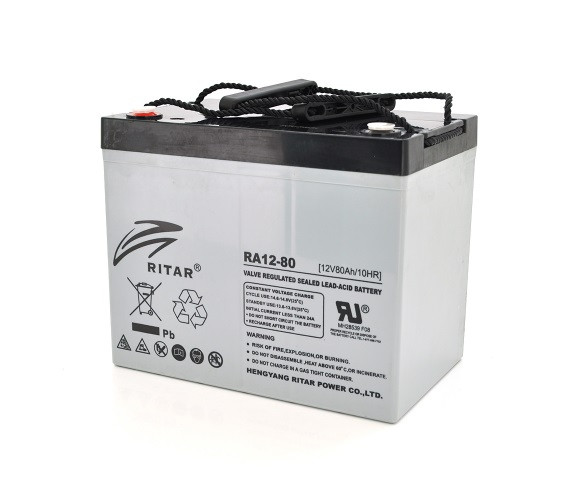 Акумулятор мультигелевий RITAR RA12-80, 12V 80.0Ah