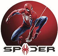 Наклейка на воздушный шар "Спайдермен / Человек паук"