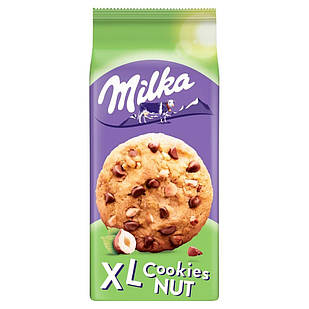 Печиво Milka Xl 154 г із фундуком