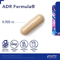 Підтримка надниркових залоз, ADR Formula, Pure Encapsulations, комплексна формула, 120 капсул BX638, фото 4