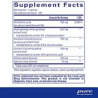 Підтримка надниркових залоз, ADR Formula, Pure Encapsulations, комплексна формула, 120 капсул BX638, фото 3