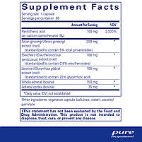 Підтримка надниркових залоз, ADR Formula, Pure Encapsulations, комплексна формула, 60 капсул BX169, фото 3