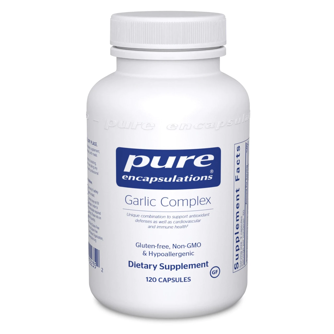 Гарліактив, Garlic Complex (GarliActive), Pure Encapsulations, 120 капсул BX811