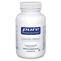 Pure Encapsulations Liver-G.I. Detox / Поддержка детоксикации печени и желудочно-кишечного тракта 120 капсул