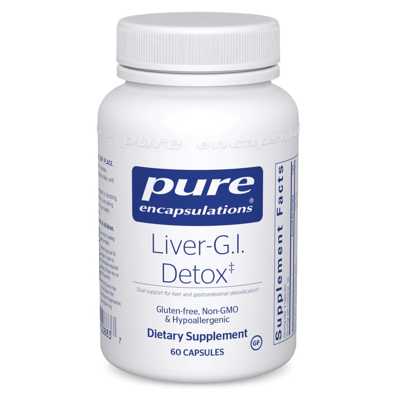 Pure Encapsulations Liver-G.I. Detox / Підтримка детоксикації печінки та шлунково-кишкового тракту 60 BX191, фото 1