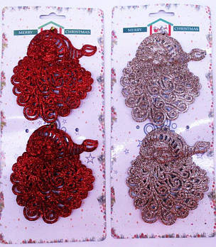 Іграшка на ялинку пластикова "Дід Мороз" 19110 G-Rich