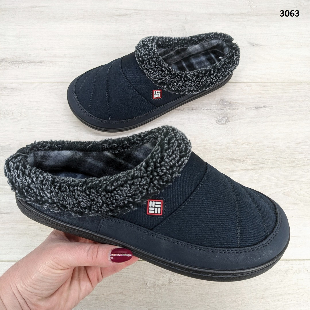 Тапочки чоловічі домашні чуні Dago Style сині 3063, фото 1