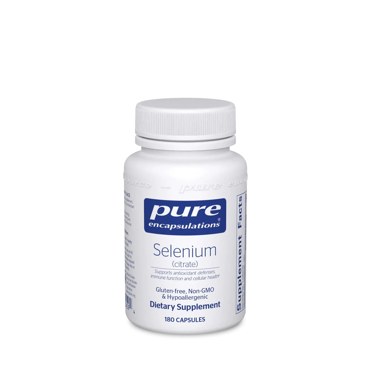 Селен (цитрат), Selenium (citrate), Pure Encapsulations, 180 капсул BX058