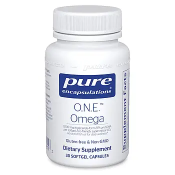 Pure Encapsulations O.N.E. Omega / Омега 3 риб'ячий жир з ЕПК та ДГК 1000 мг 30 капс BX845