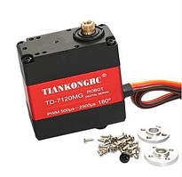 Сервопривід двоосьовий TiankongRC TD-7120MG 270° 20 кг Металевий