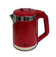 Електричний чайник Domotec MS-5027 червоний, електрочайник місткістю на 2.2 л  ⁇  електрочайник (ST)