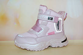 Дитяче зимове взуття Термовзуття Том.М Китай 9585 Для дівчаток Рожевий Розмір 30, Довжина устілки 19.5 см
