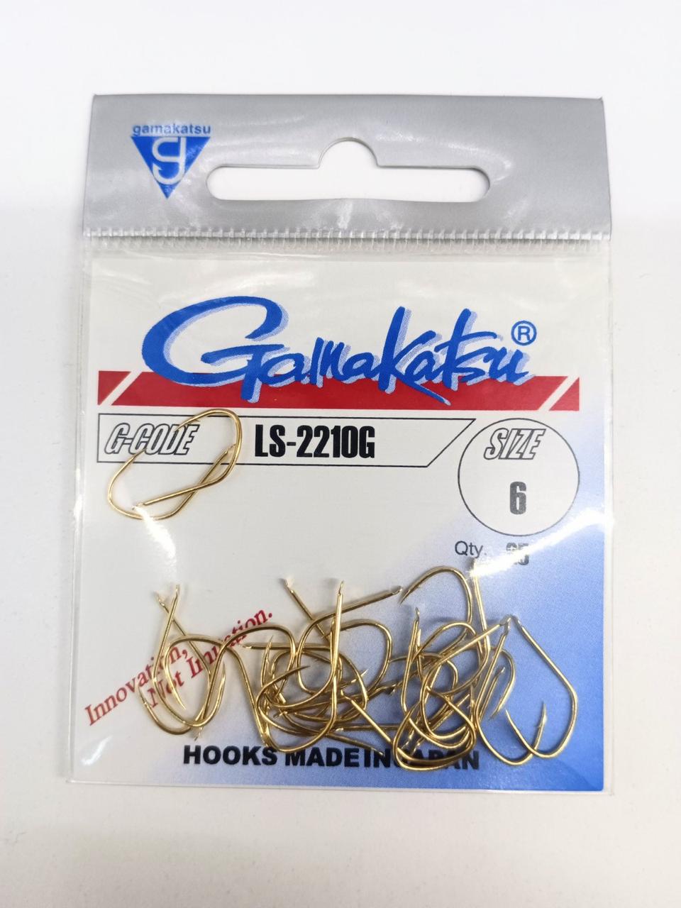 Гачок Gamakatsu LS-2210G №6 Gold 25шт.
