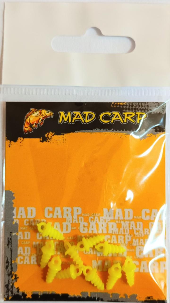 Гвинт для бойлів Mad Carp жовтий 10шт