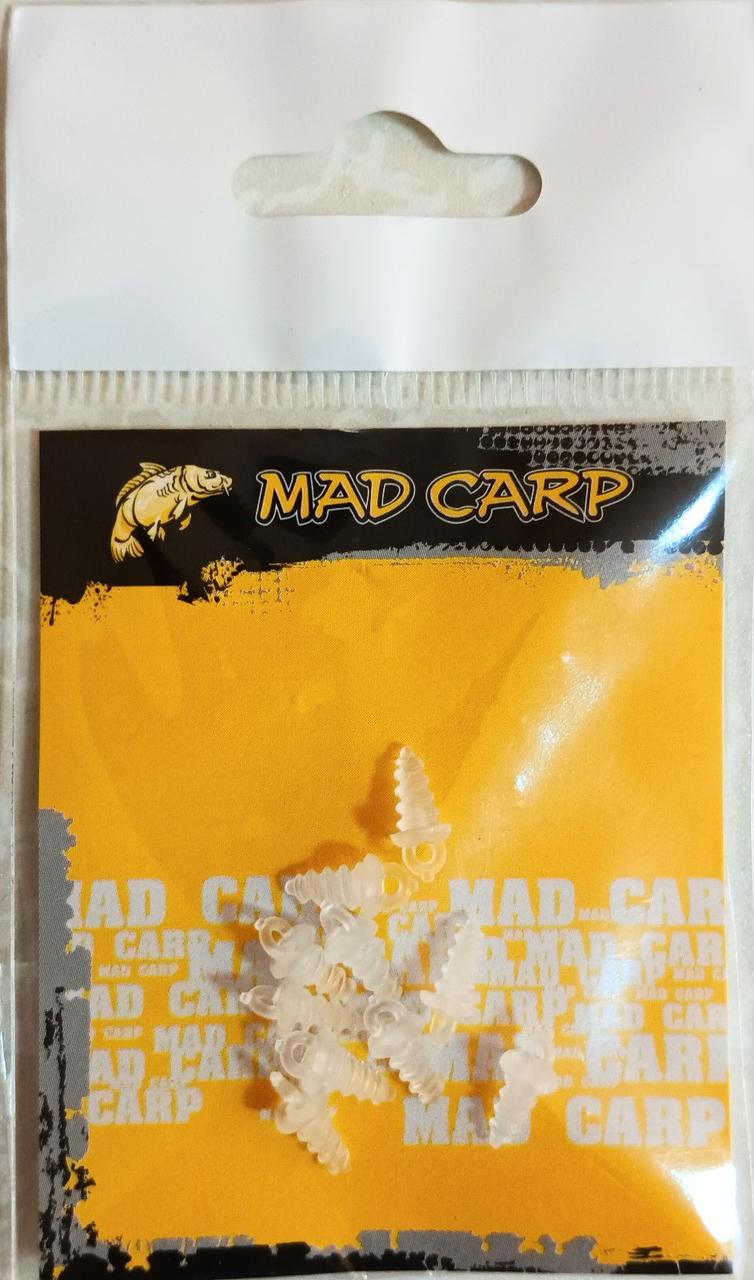 Гвинт для бойлів Mad Carp прозорий 10 шт.