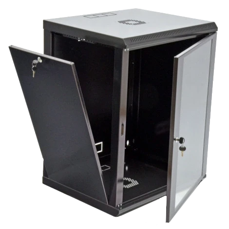 15U 600х500 Шафа акрилове скло, чорна, фото 1