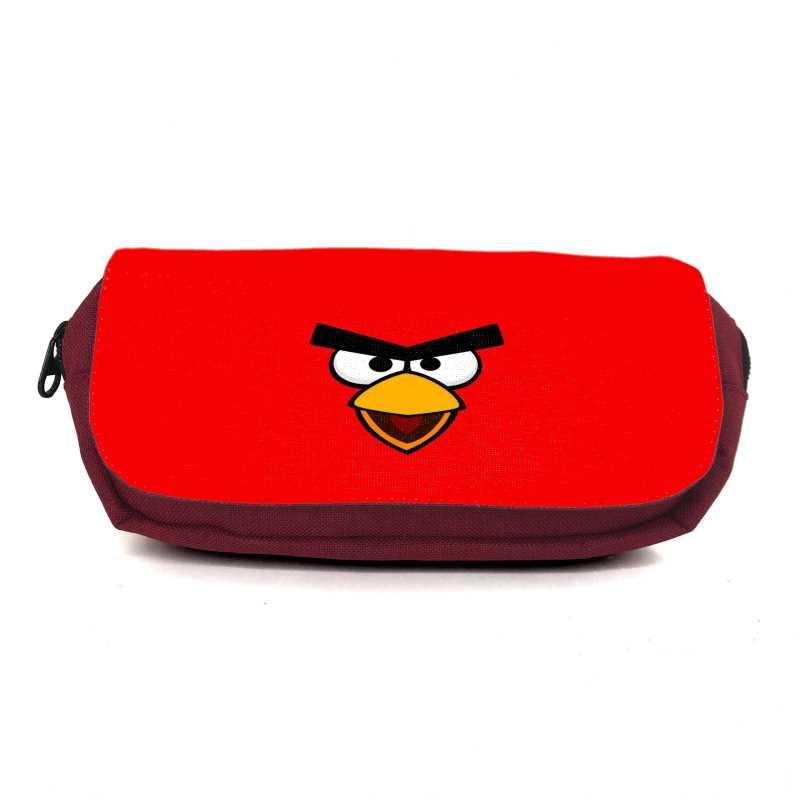 Шкільний пенал Angry Birds 005 органайзер універсальний (ANG-005-red) бордовий, фото 1