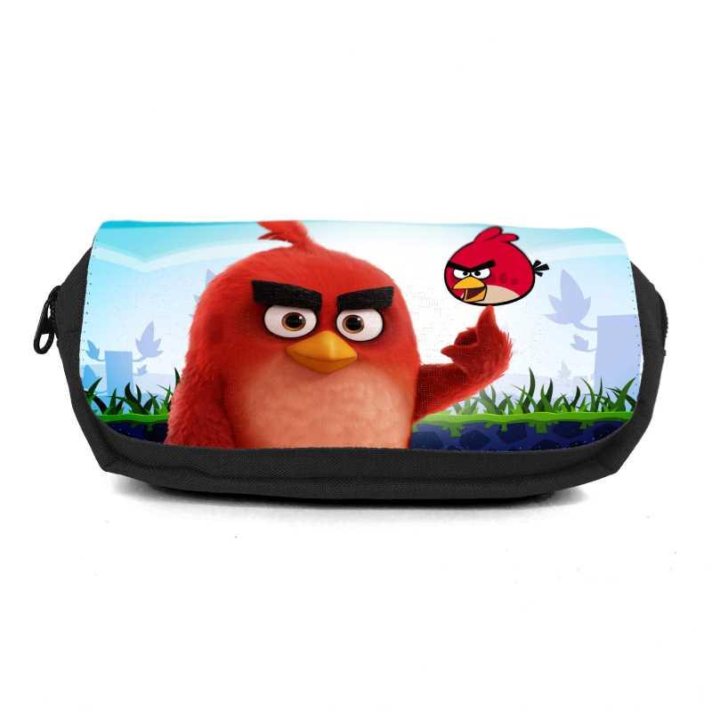 Шкільний пенал Angry Birds 0010 органайзер універсальний (ANG-0010-black) чорний, фото 1
