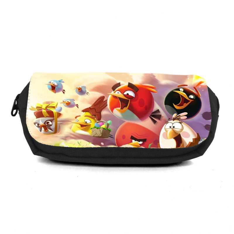 Шкільний пенал Angry Birds 0011 органайзер універсальний (ANG-0011-black) чорний, фото 1
