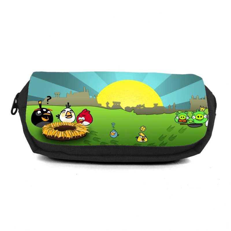 Шкільний пенал Angry Birds 0014 органайзер універсальний (ANG-0014-black) чорний, фото 1