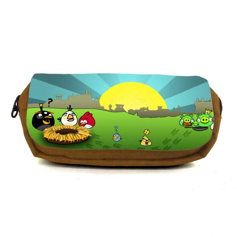 Шкільний пенал Angry Birds 0014 органайзер універсальний (ANG-0014-orn) жовтогарячий, фото 1