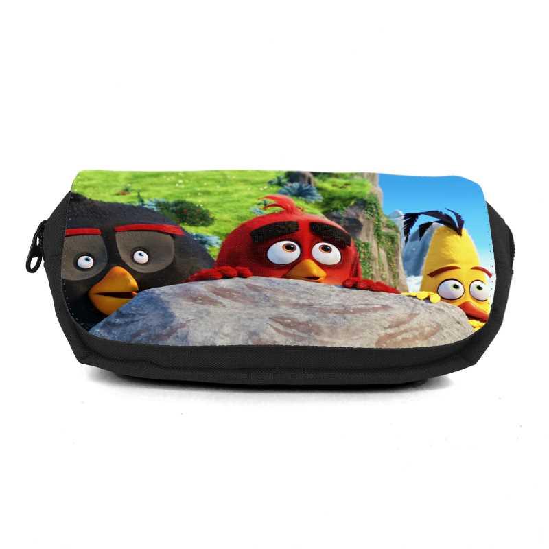 Шкільний пенал Angry Birds 0016 органайзер універсальний (ANG-0016-black) чорний, фото 1