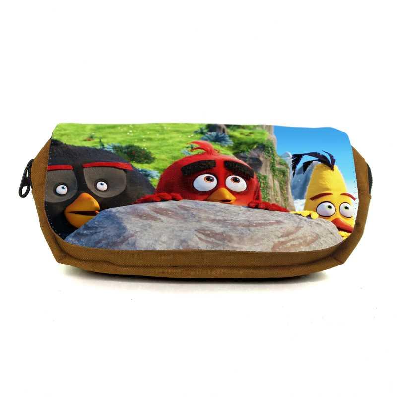 Шкільний пенал Angry Birds 0016 органайзер універсальний (ANG-0016-orn) жовтогарячий, фото 1