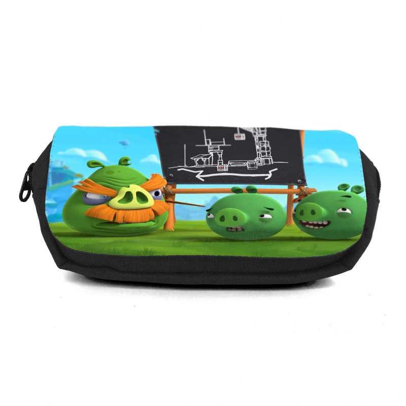 Шкільний пенал Angry Birds 0020 органайзер універсальний (ANG-0020-black) чорний, фото 1