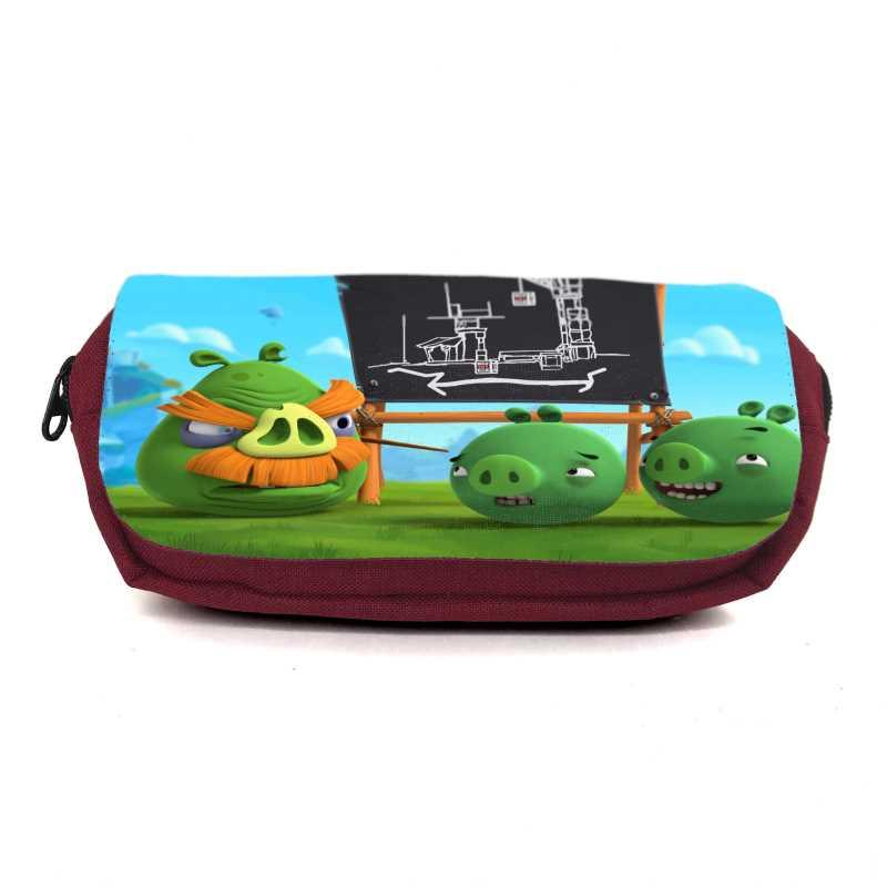 Шкільний пенал Angry Birds 0020 органайзер універсальний (ANG-0020-red) бордовий, фото 1
