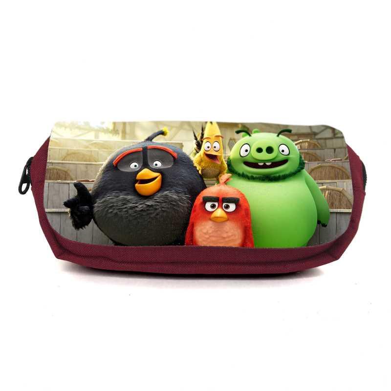 Шкільний пенал Angry Birds 0022 органайзер універсальний (ANG-0022-red) бордовий, фото 1