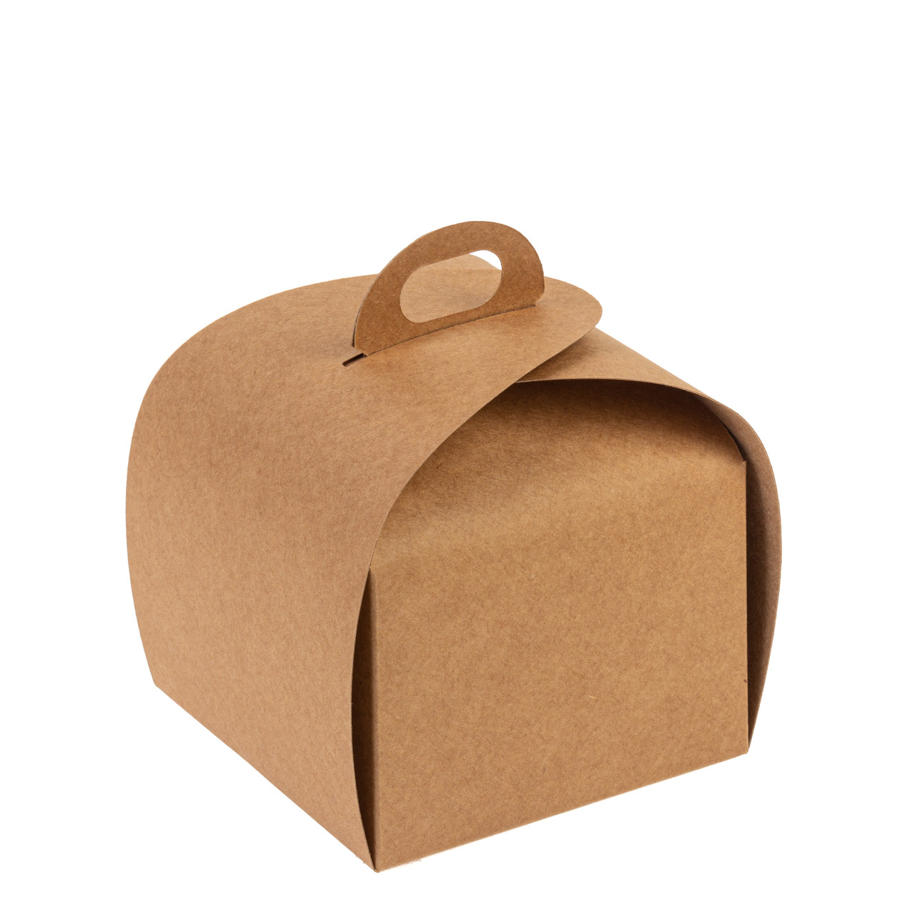 Коробка 110х110х110 для десертів "Скринька", крафт, фото 1