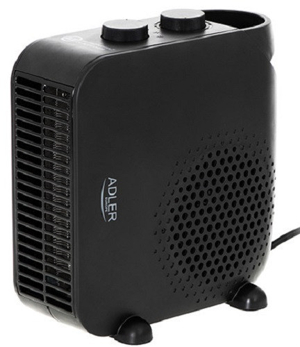 Тепловентилятор Adler AD 7725b, чорний, фото 1