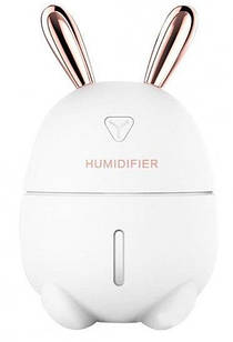 Зволожувач повітря з нічником Rabbit Humidifier 3900 кролик, білий