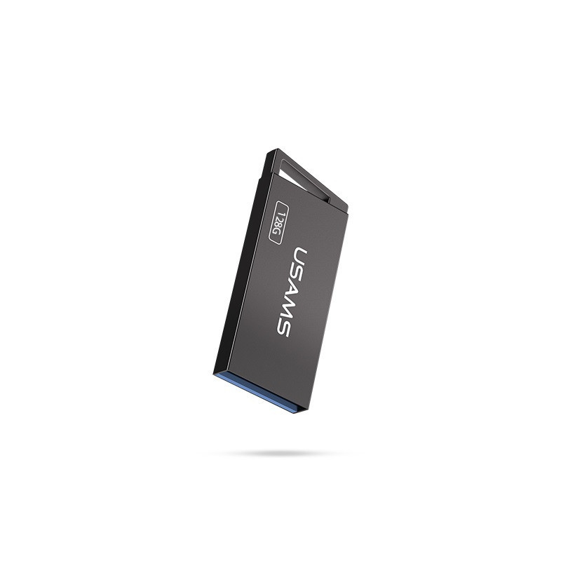 Флешка USAMS US-ZB208 USB2.0 128GB, сіра