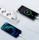 Адаптер мережевий BASEUS CCXJ-B02 USB Type-C, 20W, 3A, білий, фото 6